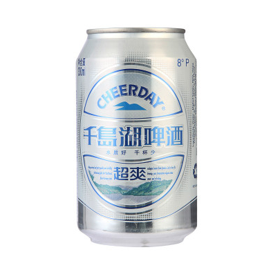 千岛湖 超爽 啤酒 330mL\/罐